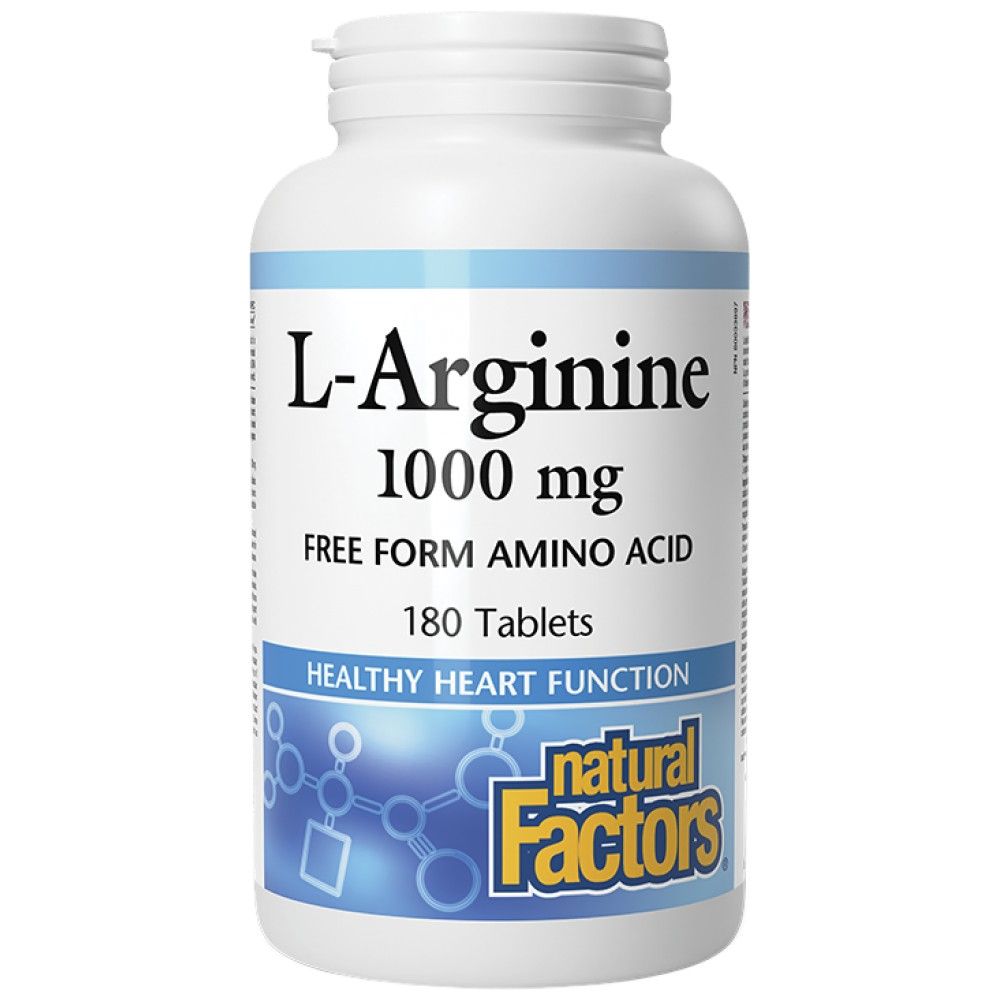 L-arginine 1000 mg - 180 comprimés