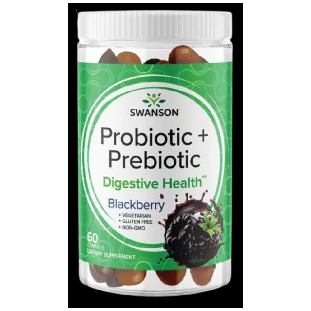 Probiotique + Gummies prébiotiques - 60 gummies