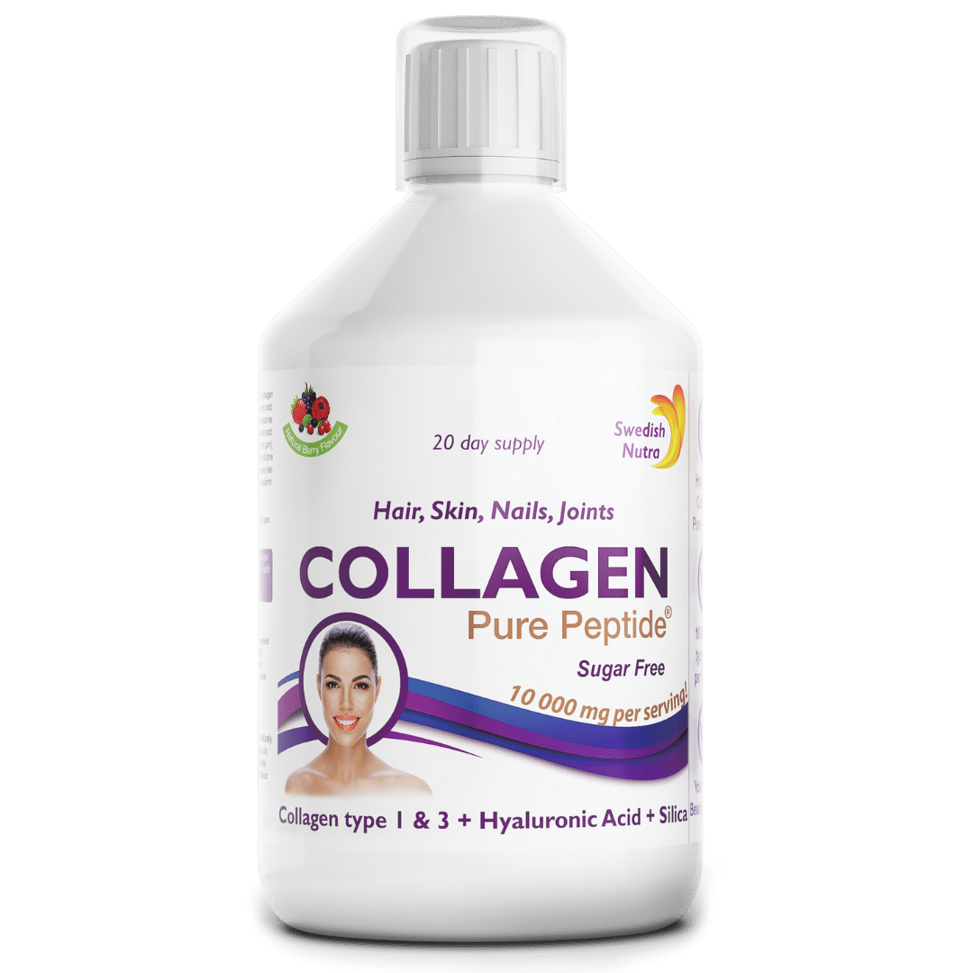 Collagène de bœuf 10 000 mg avec de l'acide hyaluronique 50 mg - 500 ml