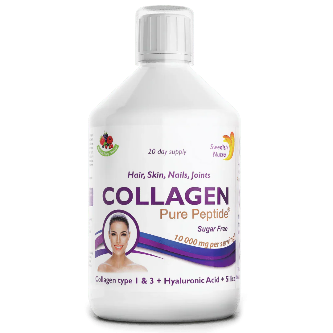Collagène de bœuf 10 000 mg avec de l'acide hyaluronique 50 mg - 500 ml