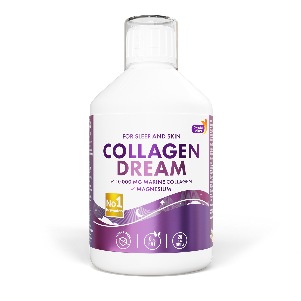 Collagène de poisson de rêve 10 000 mg pour un sommeil reposant - 500 ml