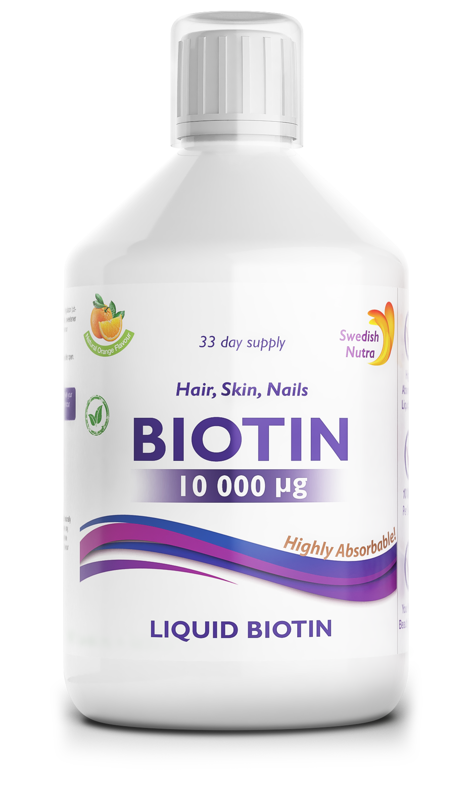 Biotine liquide 10 000 mcg x 500 ml
