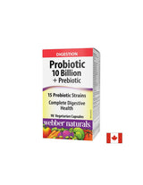 Probiotique 10 milliards de probiotiques actifs, 15 formules de souche + prébiotiques, 90 capsules