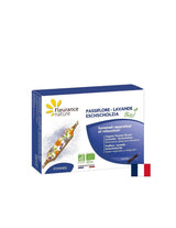 Détente du système nerveux - Passionflower, Lavande, Escholtia Bio, 10 Ampoules Folurance Nature