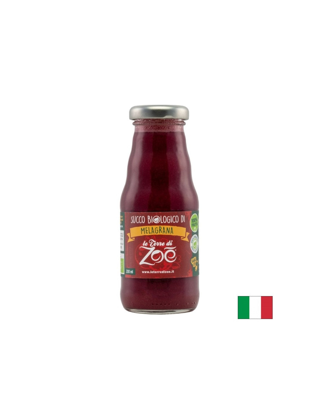 Jus de grenade 100% biologique, 200 ml