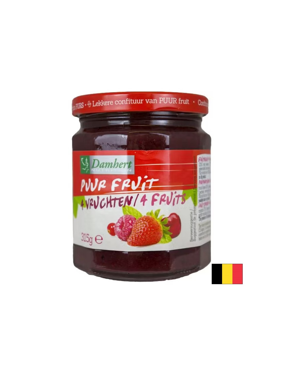 100% de confiture de fruits (sans sucre), 315 g