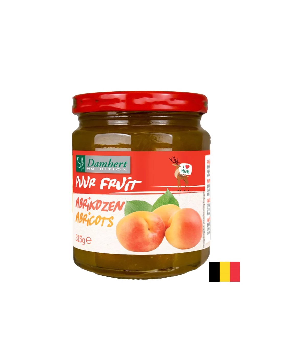 Brouille à 100% abricot (sans sucre), 315 g
