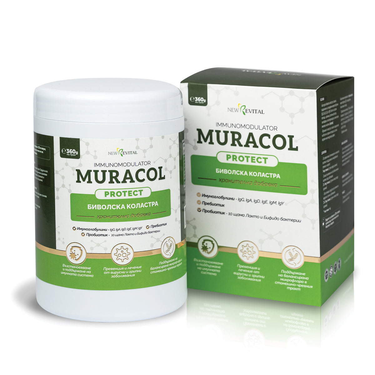 Colostrum de buffle 100 % liposomal 360 g <tc>Muracol</tc> Protéger | HALAL