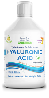Acide hyaluronique liquide 100 mg - nourriture au niveau cellulaire - 500 ml