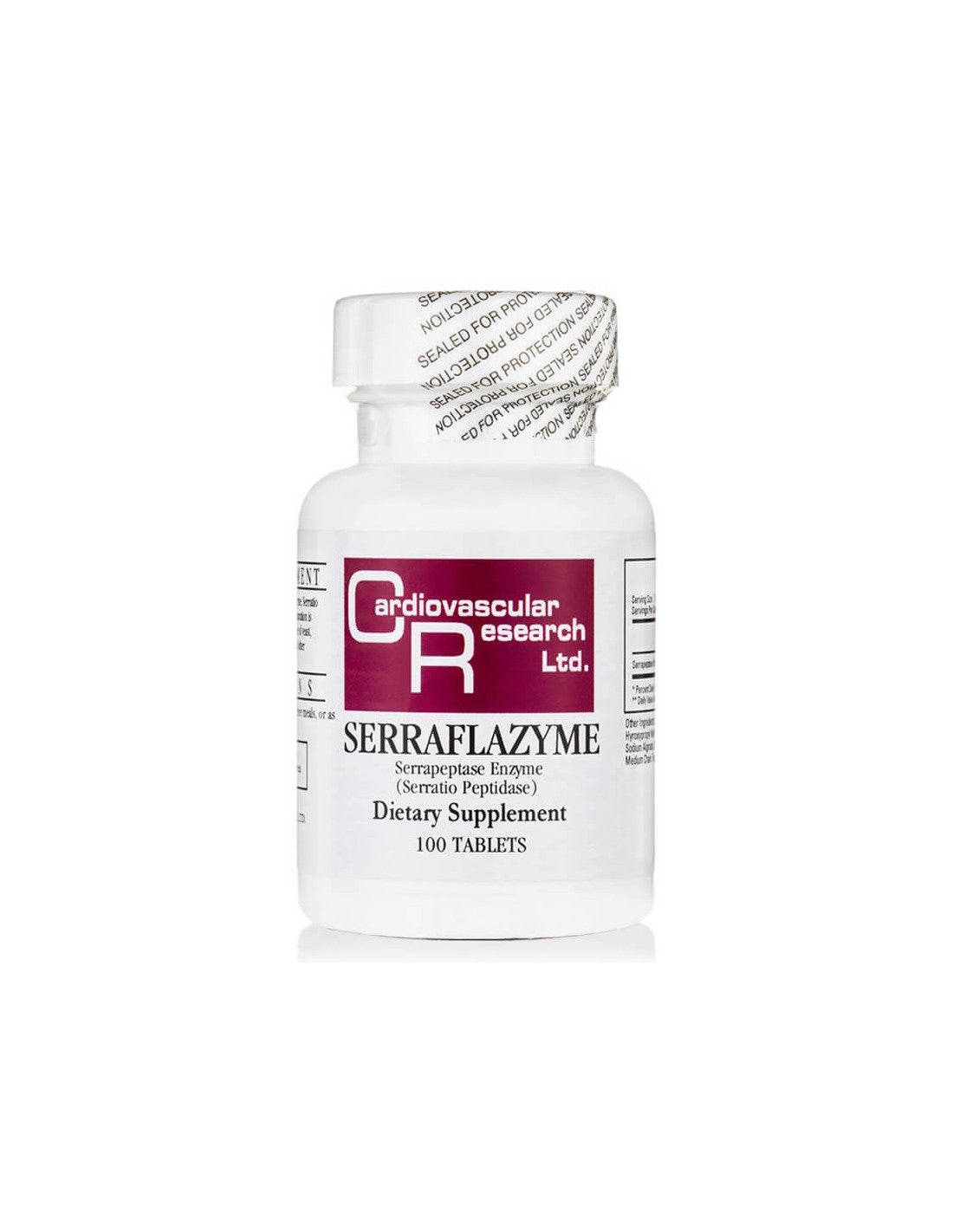 Prévention de la formation du thrombus et du système respiratoire - Serrapeptase, 100 comprimés