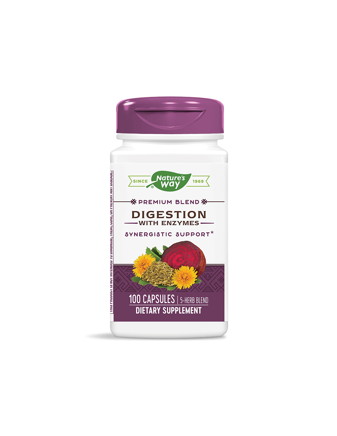 Digestion avec enzymes 450 mg - 100 capsules