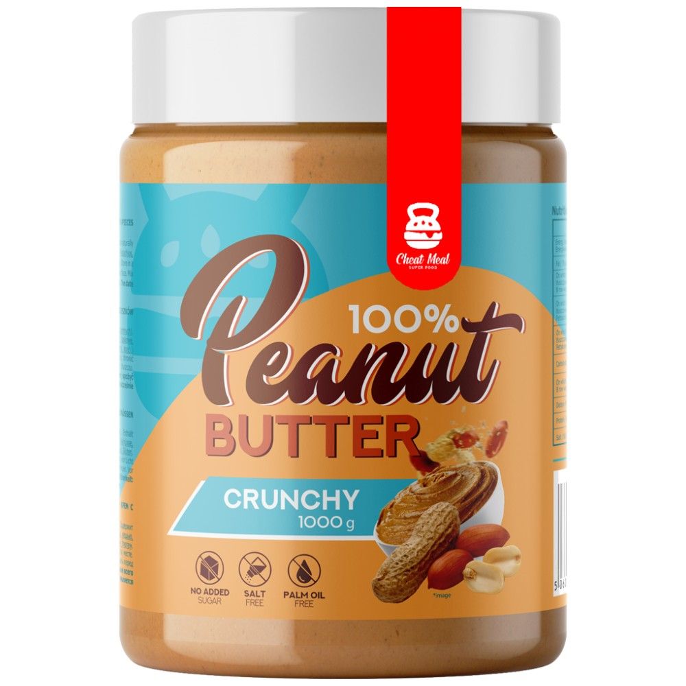100% beurre d'arachide/croquant - 1000 grammes