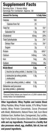 Isolat de lactosérum 100% premium 1360 grammes
