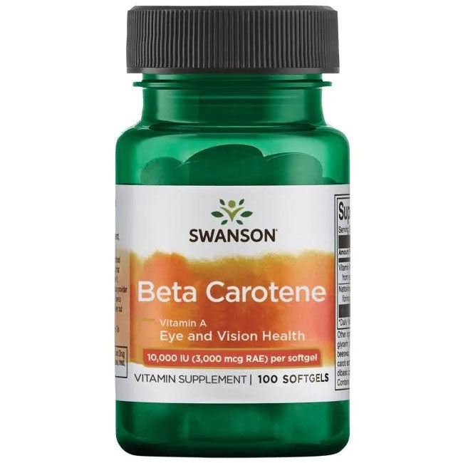 Bêta-carotène 10 000 UI - 100 capsules de gel