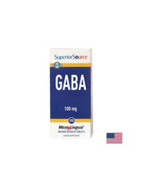 Système nerveux - GABA (acide gamma-aminobutyrique), 100 comprimés sublinguaux <tc>Superior Source</tc>