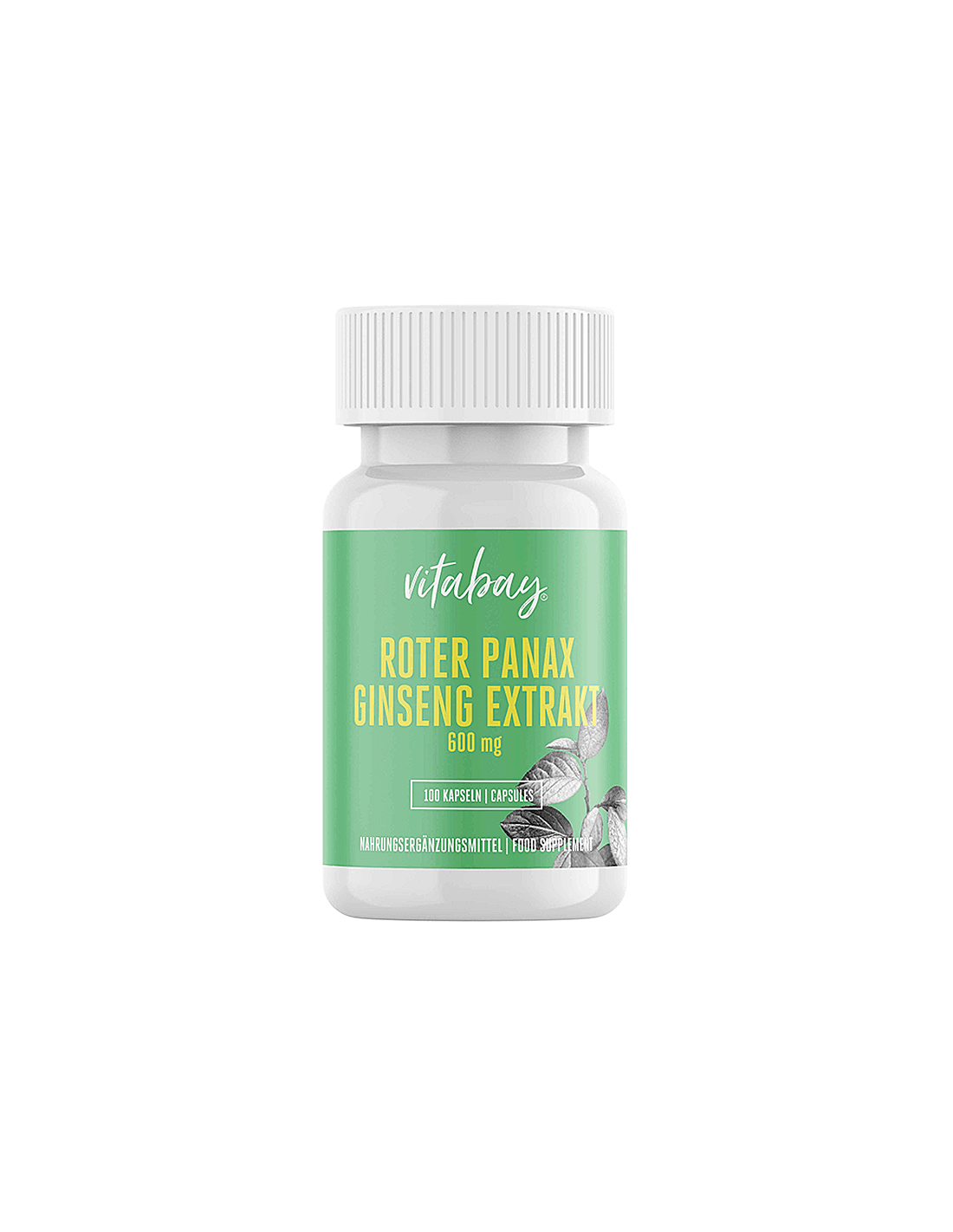 Pour le stress et la tension - ginseng rouge, 100 capsules