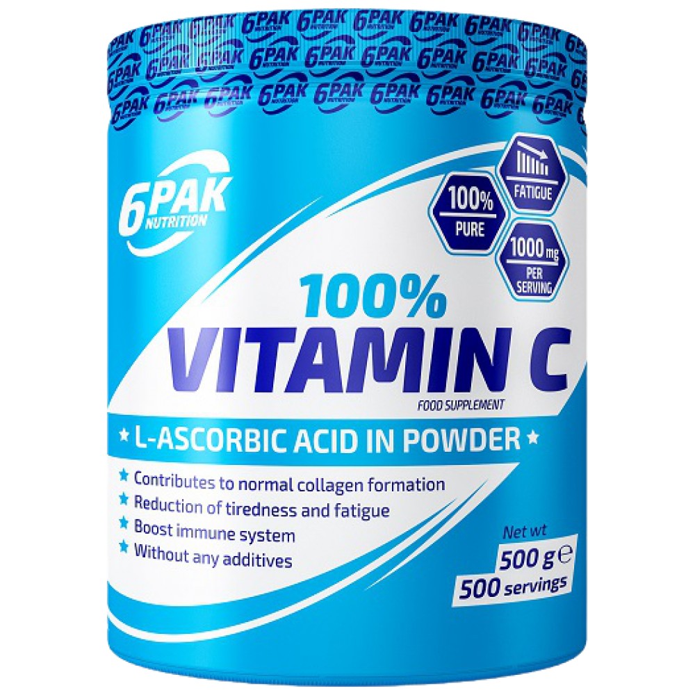 100% de vitamine C [500 grammes, 500 doses]