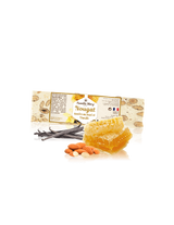 Nougat tendre avec du miel, des amandes et de la vanille, 100 g