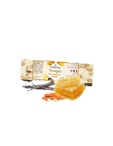 Nougat tendre avec du miel, des amandes et de la vanille, 100 g