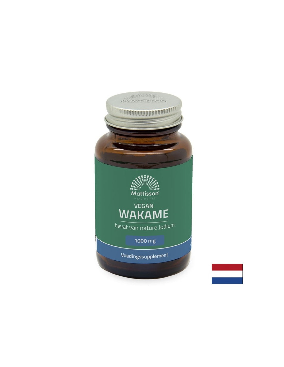 Glande thyroïde - Wakamé (algue), 1000 mg x 60 capsules <tc>Mattisson Healthstyle</tc>