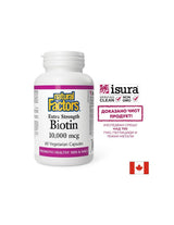 Cheveux, peau et ongles - biotine, 10000 µg x 60 V capsules