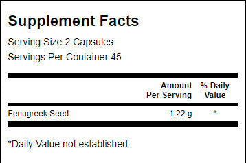 Graines de fenugrec 610 mg - 90 capsules