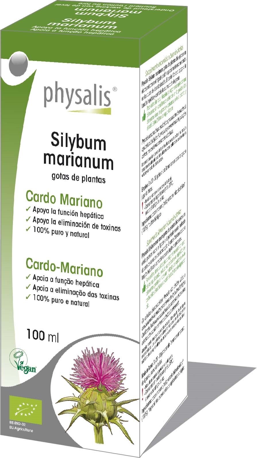 Gouttes de chardon-Marie Bio (teinture végétale) 100 ml - <tc>Physalis</tc>