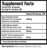 Nattyquad | Pile de construction musculaire naturelle - 120 capsules