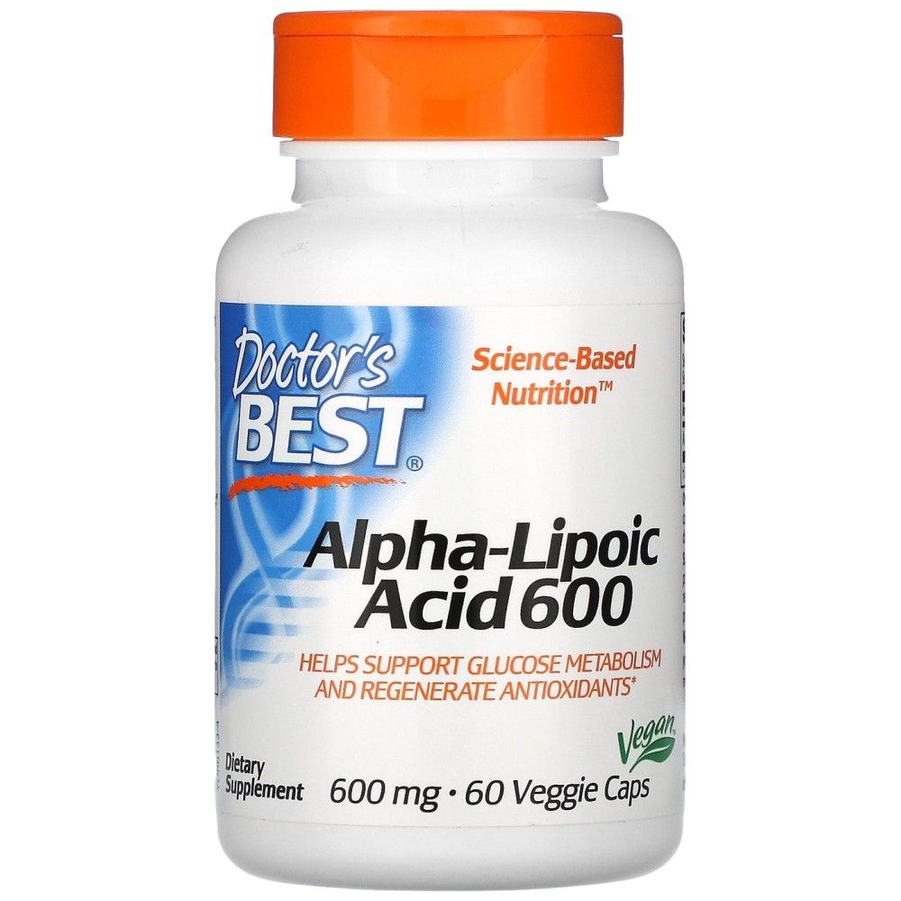 Meilleure acide lipoïque alpha 600 mg - 60 capsules