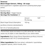Extrait de gingembre noir 100 mg 30 capsules