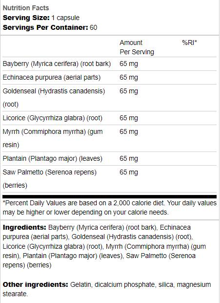 Aide des sinus | Santé respiratoire 60 capsules