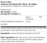 Meilleur ubiquinol kaneka qh 50 mg - 90 capsules de gel