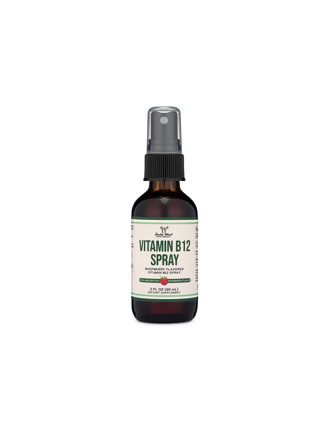 Système nerveux - Vitamine B12 (méthylcobalamine), 500 µg x 60 ml, saveur de framboise, 125 doses