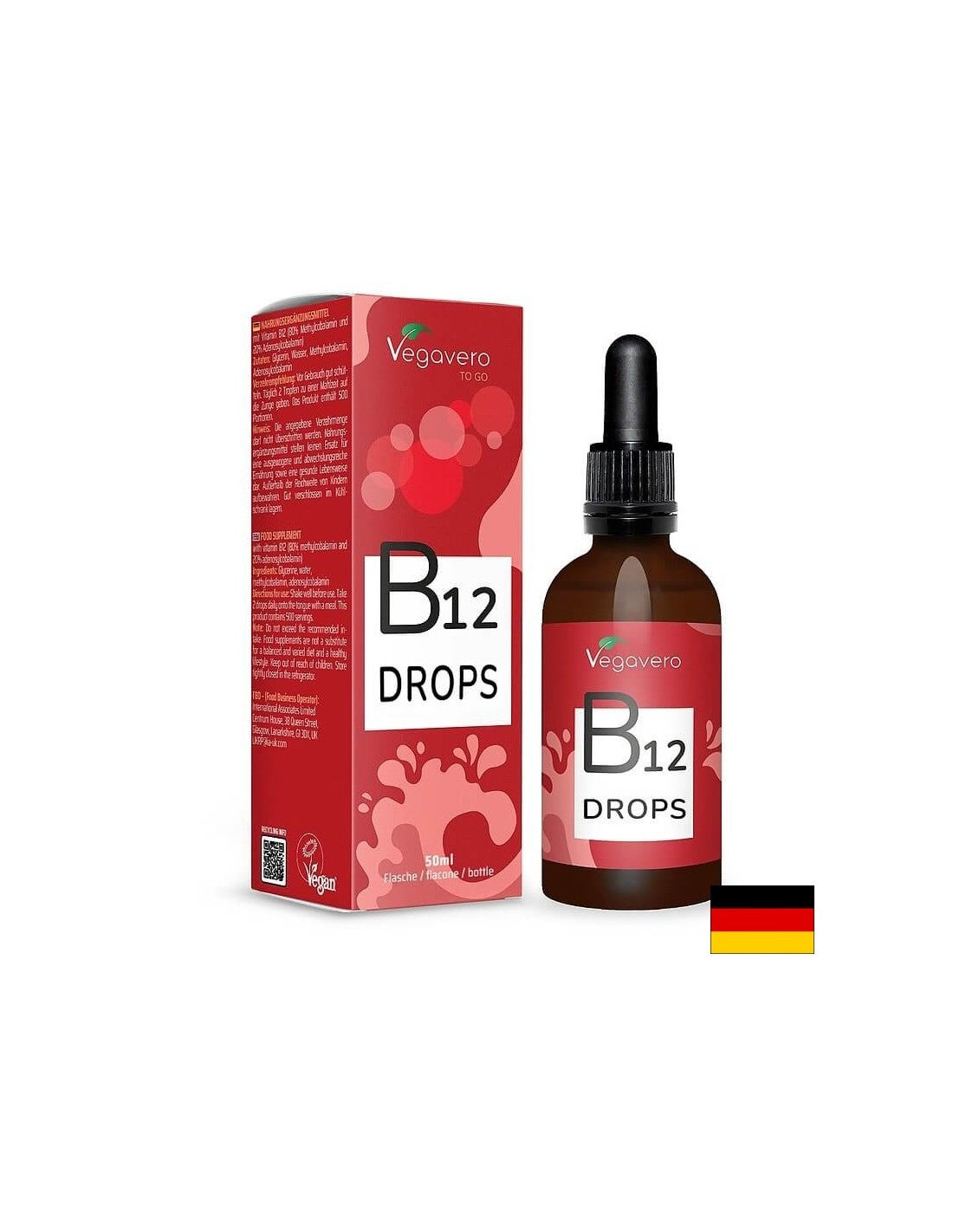 Système nerveux - Vitamine B12, 500 µg x 60 ml