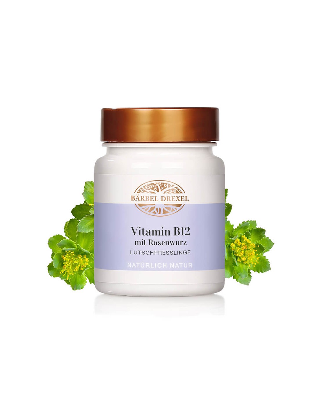 Pour le stress et la fatigue - Formule à la vitamine B12 et à la racine d'or, 90 pastilles <tc>Bärbel Drexel</tc>