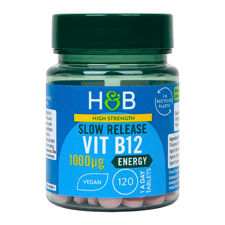 Vitamine B12 (vitamine B12) 1000UG 120 comprimés à libération retardée Holland & Barrett