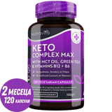 Keto Complex Max /120 gélules, 60 doses/ <tc>Nutravita</tc>
