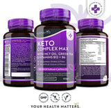 Keto Complex Max /120 gélules, 60 doses/ <tc>Nutravita</tc>