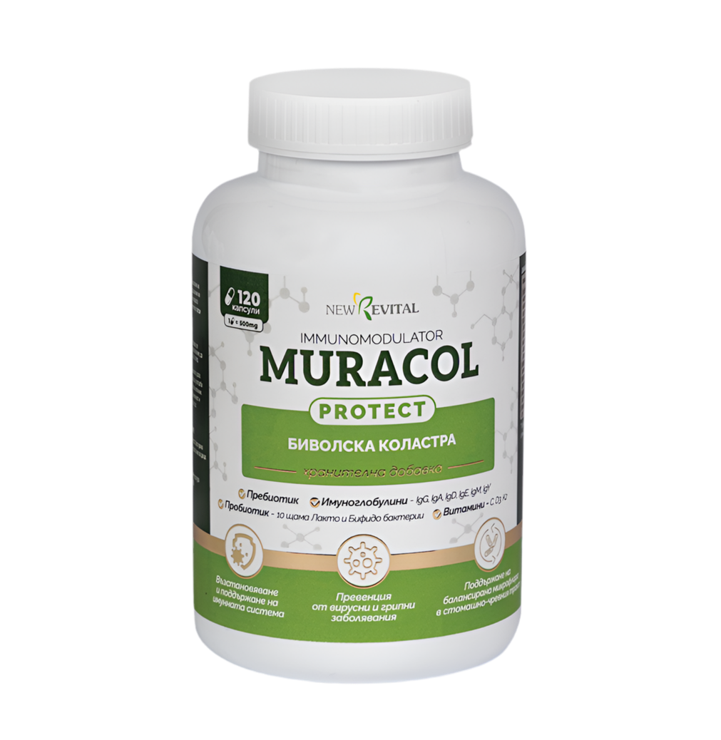 Colostrum de buffle liposomal 120 capsules «<tc>Muracol</tc> Protéger"