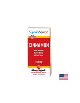 Diabète et glycémie – Cannelle, 120 comprimés sublinguaux <tc>Superior Source</tc>