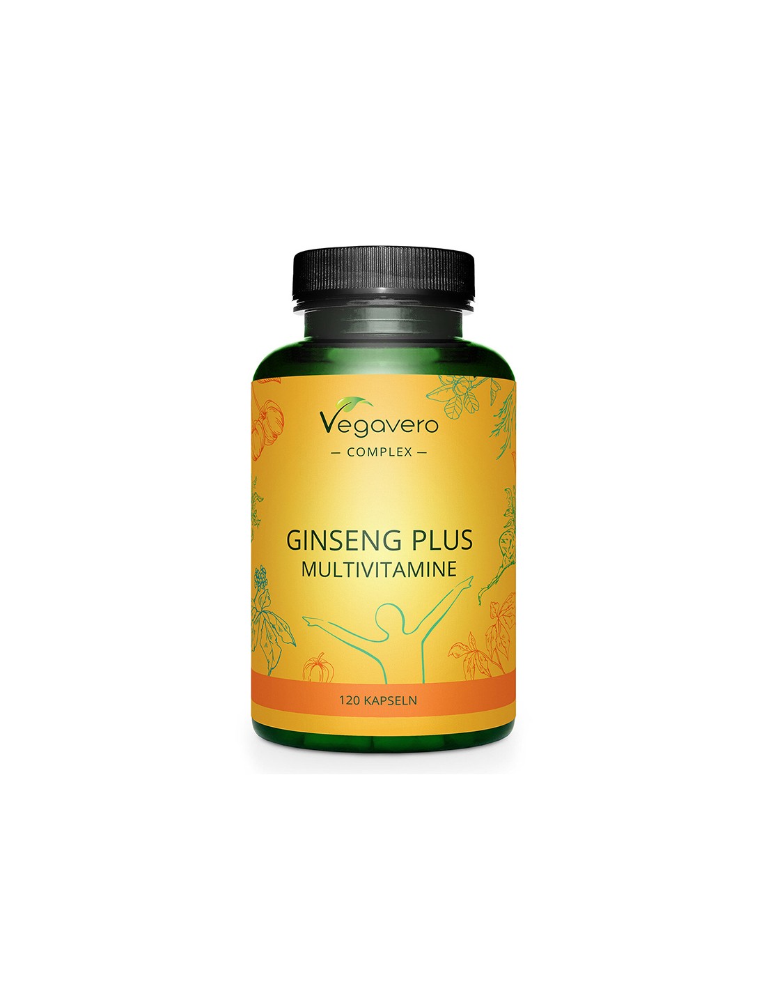 Immunité - Ginseng asiatique + multivitamines, 120 capsules
