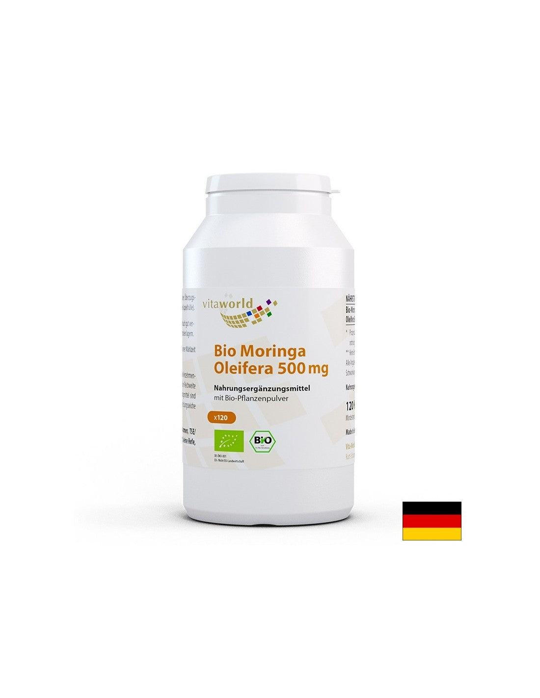 Antioxydant - Moringa Bio, 120 capsules