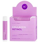 Collagène de poisson 12 500 mg avec rétinol, acide hyaluronique, biotine, MSM/20 pièces x 25 ml/ <tc>Swedish Collagen</tc>
