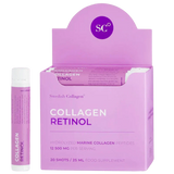 Collagène de poisson 12 500 mg avec rétinol, acide hyaluronique, biotine, MSM/20 pièces x 25 ml/ <tc>Swedish Collagen</tc>