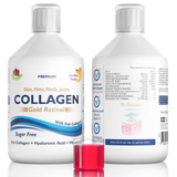 Collagène de poisson 12 500 mg Rétinol doré 500 ml <tc>Swedish Nutra</tc>