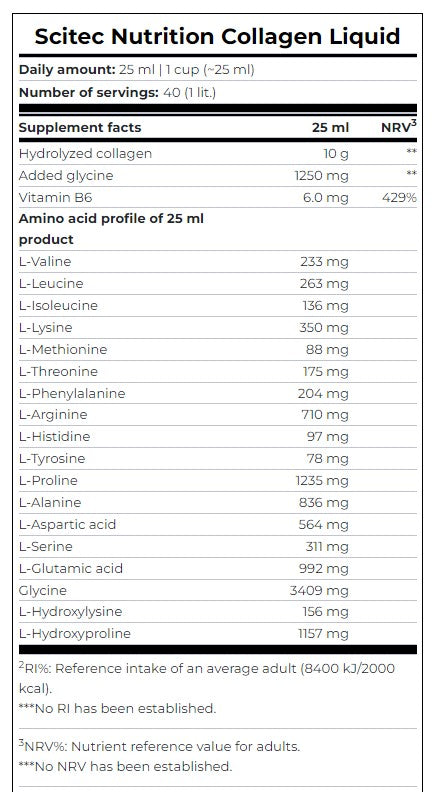 Collagène Liquide 1000 ml.