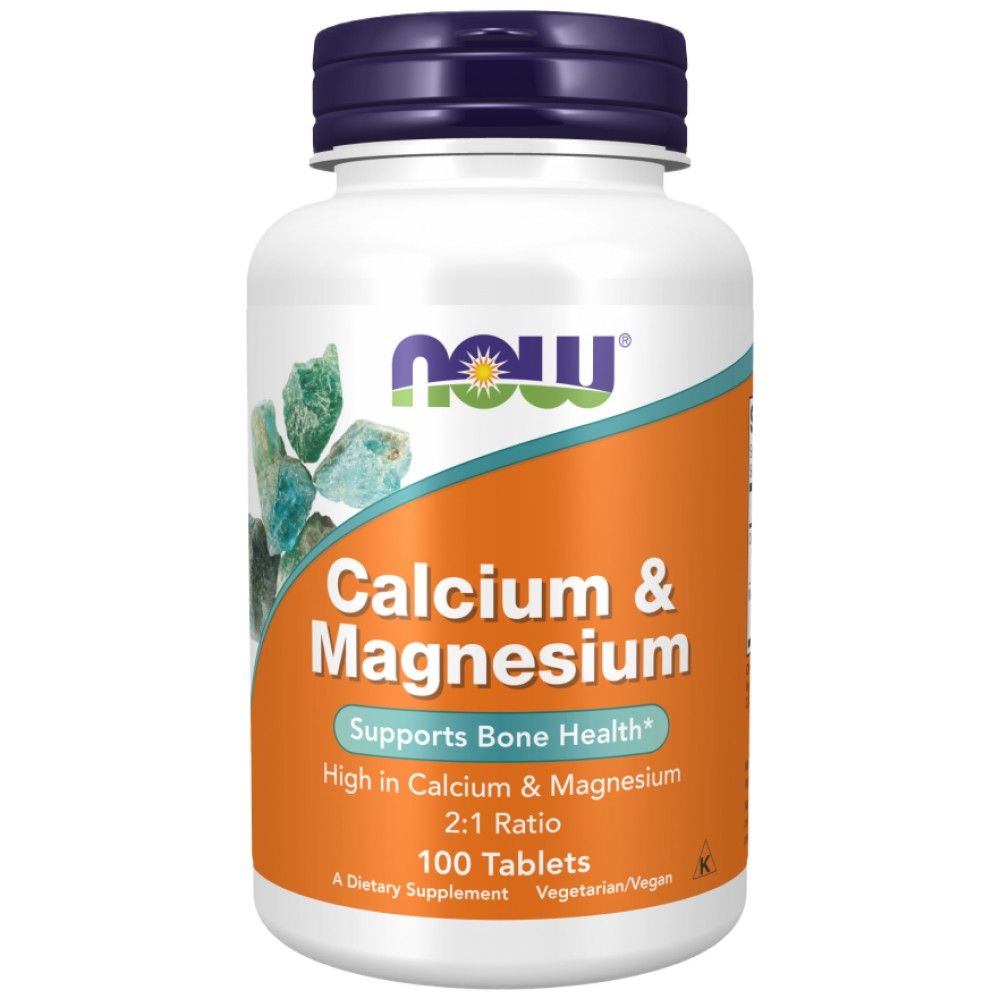 Calcium et magnésium 2: 1 - 100 comprimés