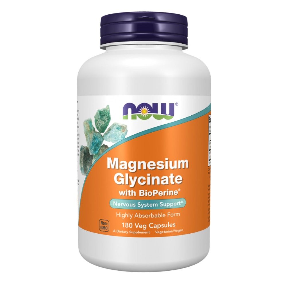 Glycinate de magnésium avec des capsules biopérines - 180