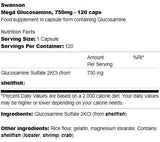 Méga glucosamine 750 mg 120 capsules