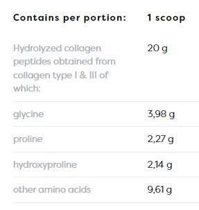 Collagène Peptides hydrolysés | Type I & III - 600 grammes